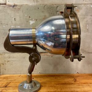 Alternative view of Retro Style Steel & Copper Spot Lamp