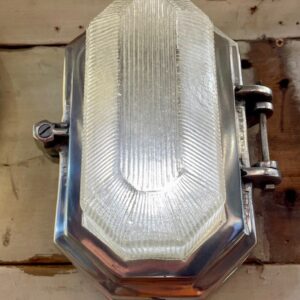 Alternative view of Art Deco Chrome Bulkhead Light