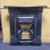 Art Nouveau Style Cast Iron Combination Fireplace