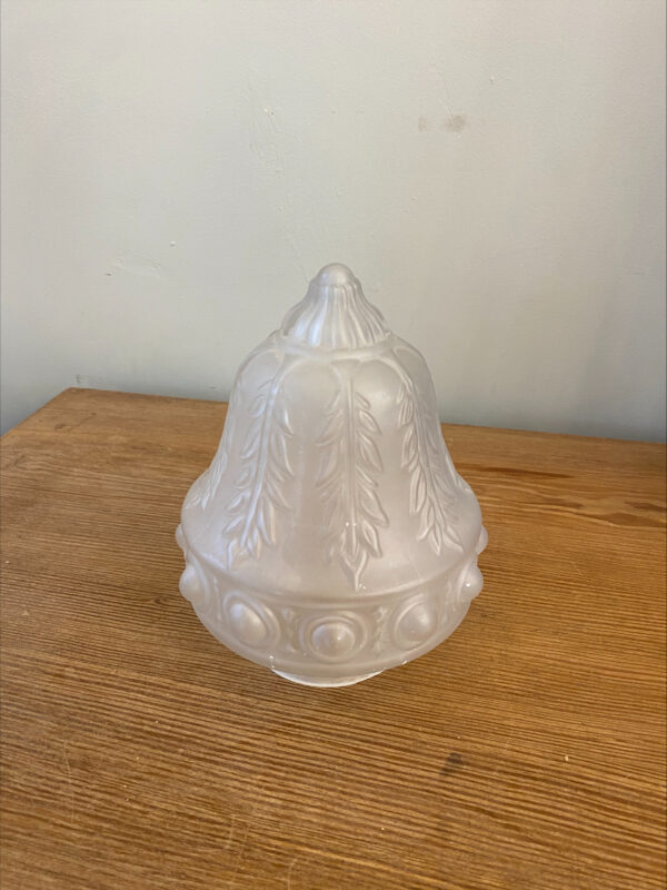 Vintage Frosted Flambeau Shade