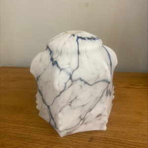 Art Deco Mottled Glass Shade