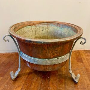 Early 20th Century Dutch Copper & Steel Planter