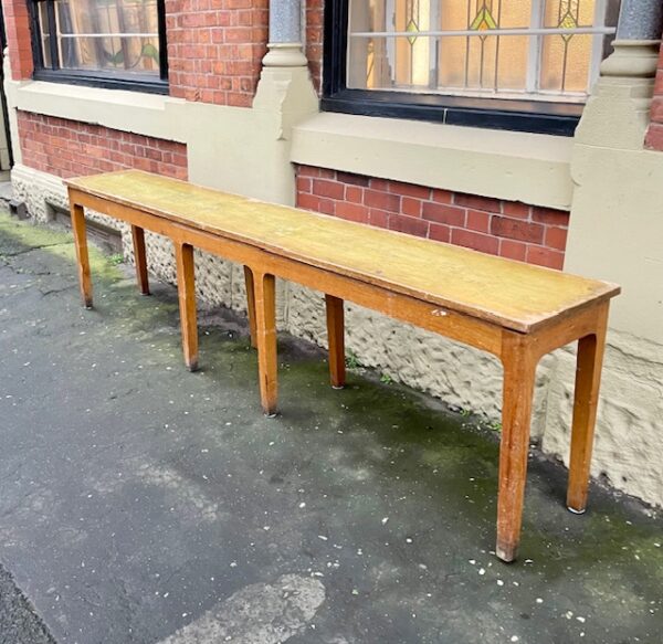 Victorian Oak & Mahogany Console Table