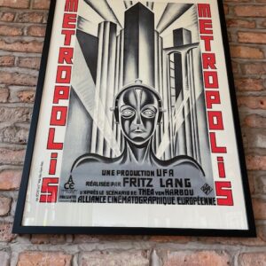 Alternative view of Vintage Style Framed Poster 'Metropolis' Larger