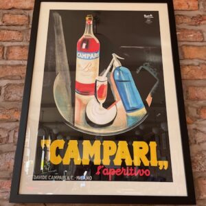 Alternative view of Vintage Style Framed Poster 'Campari L'Aperitivo'