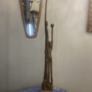 Mid Century Resin Sculpture By Artist David Hinge