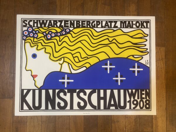 Vintage Style Poster ‘Kunstschau – Wein 1908’ Larger