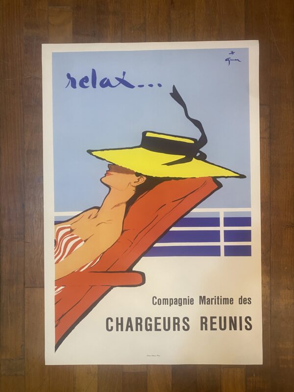 Vintage Style Poster 'Chargeurs Reunis'