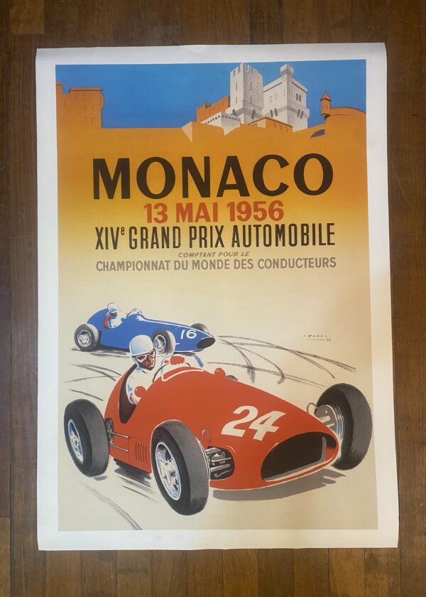 Vintage Style Poster 'Monaco 13 Mai 1956' Larger