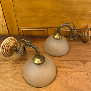 Vintage French Wall Sconces Pair