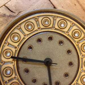Alternative view of Mid Century Studio Pottery Wall Clock