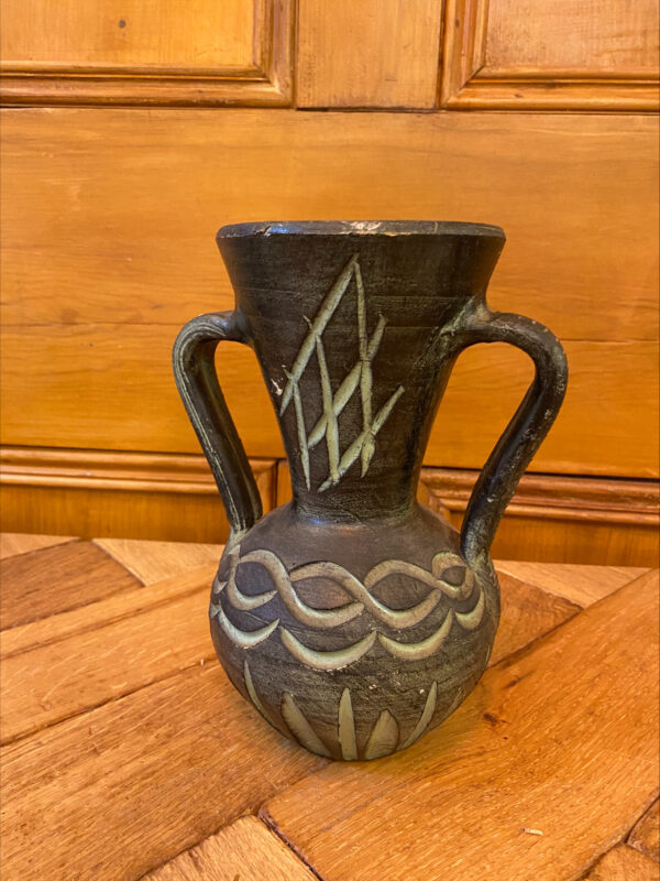 Studio Pottery Urn Shaped Vase