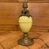 Antique Hand Carved Wood Lamp Base Antique Hand Carved Wood Lamp Base