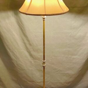 Early 20th Century Brass Floor Lamp Art Deco Style