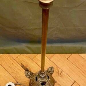 Alternative view of Early 20th Century Brass Floor Lamp Art Deco Style