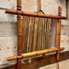Mid Century Faux Bamboo Vintage Mirror