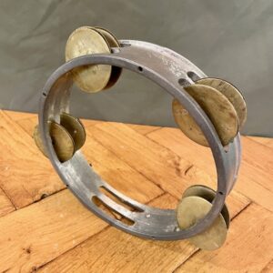 Mid Century Metal Tambourine