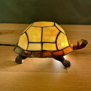 Vintage 'Tiffany Style' Tortoise Lamp