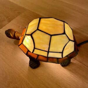 Alternative view of Vintage 'Tiffany Style' Tortoise Lamp