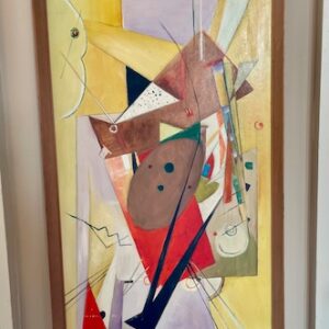 Original Framed Abstract Oil Painting