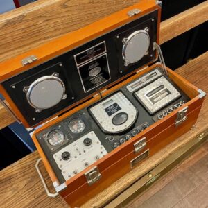 Vintage Aviator Style Radio/CD/Cassette Player