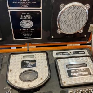 Alternative view of Vintage Aviator Style Radio/CD/Cassette Player