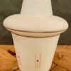 Mid Century Glass Shade With Gold Ribbon & Star Motif