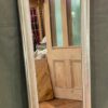 Tall Contemporary Leaning Mirror With Wavy Border Frame
