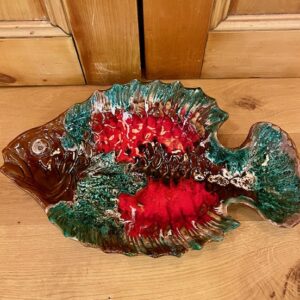 Mid Century French Vallouris Fish Shaped Dish
