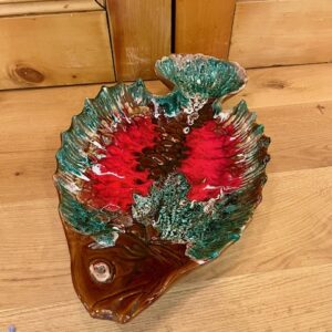 Alternative view of Mid Century French Vallouris Fish Shaped Dish