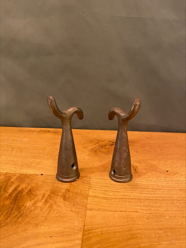 Vintage Cast Iron Pole Hooks