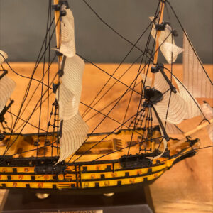 Alternative view of Model Ship HMS Victory