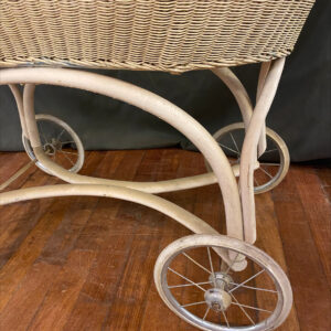 Alternative view of Vintage French Berverses Bassinet On Wheels