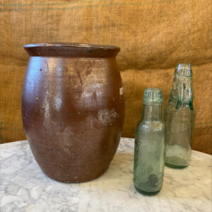 Vintage French Salt Glaze Confit Pot