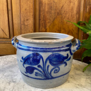 Alternative view of Antique Alsace Confit Pot Wide