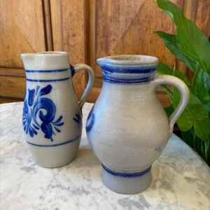 Antique Alsace Pottery Jugs