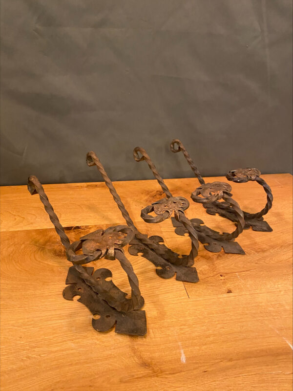 Gothic Style Twisted Metal Coat Hooks