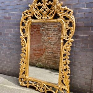 Large Baroque Style Gilt Framed Mirror