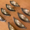 Reclaimed Drawer Pulls In Antique Brass