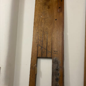 Reclaimed Iroko Laboratory Work Top With Cut Out & Drainage