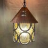 Arts & Crafts Copper & Glass Nautical Lantern