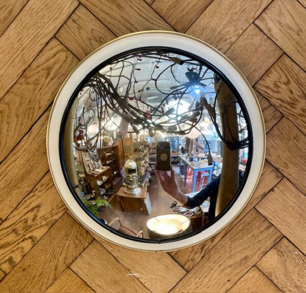 Round Convex Mid Century Mirror