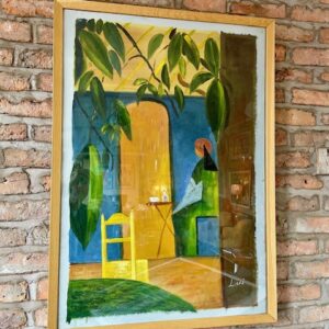 Contemporary Painting Of Caribbean Scene On Canvas