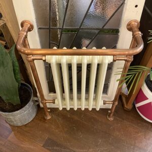 Alternative view of Victorian Style Copper & Cast Iron Towel Rail