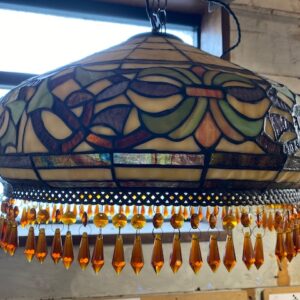 Alternative view of Large Tiffany Style Pendant Light Shade