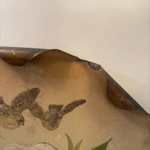 Alternative view of Vintage Handpainted Metal Tray