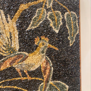 Alternative view of Stone Mosaic Style Artwork Depicting Exotic Bird