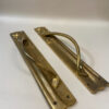 Salvaged Metal & Wood Painted Extra Long Hook Rail Larger
