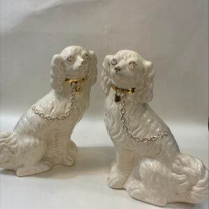 Vintage Pair Of Staffordshire Dogs