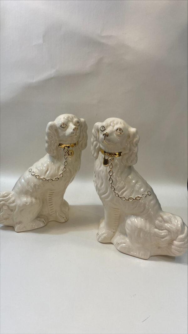 Vintage Pair Of Staffordshire Dogs